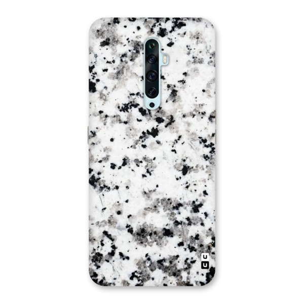 Charcoal Spots Marble Back Case for Oppo Reno2 F
