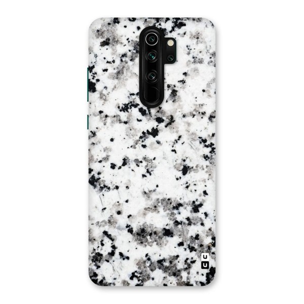 Charcoal Spots Marble Back Case for Redmi Note 8 Pro