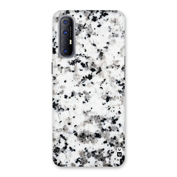 Charcoal Spots Marble Back Case for Reno3 Pro