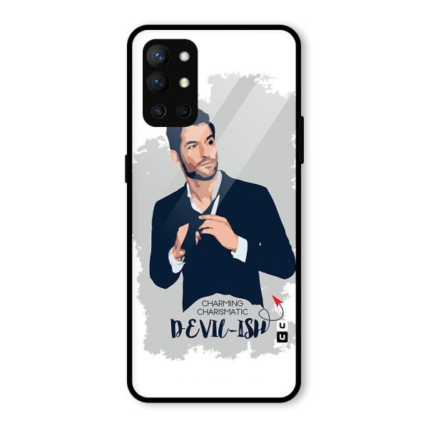 Charming Charismatic Lucifer Glass Back Case for OnePlus 9R