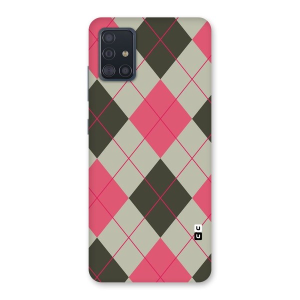 Check And Lines Back Case for Galaxy A51