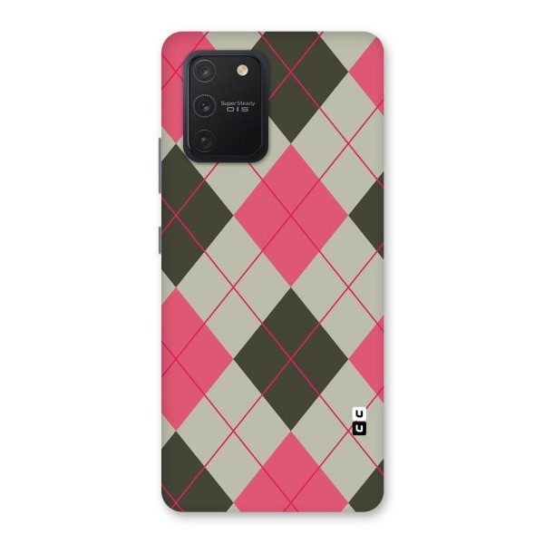 Check And Lines Back Case for Galaxy S10 Lite