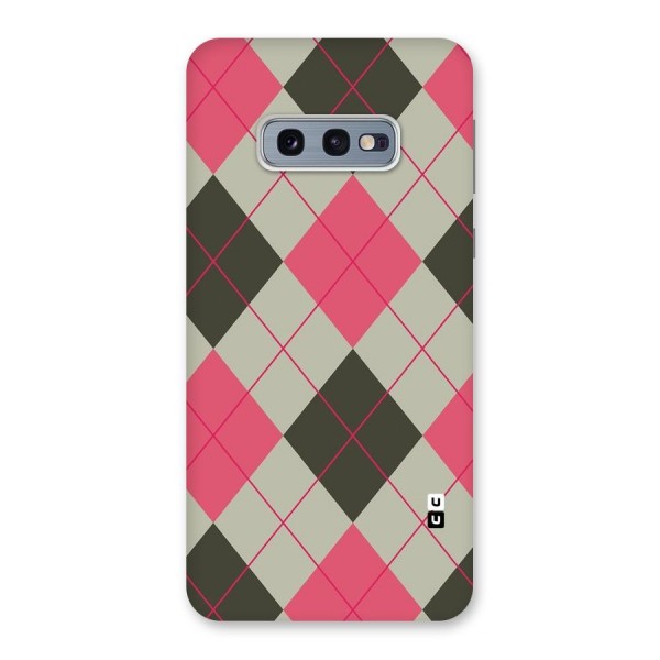 Check And Lines Back Case for Galaxy S10e