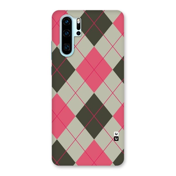 Check And Lines Back Case for Huawei P30 Pro