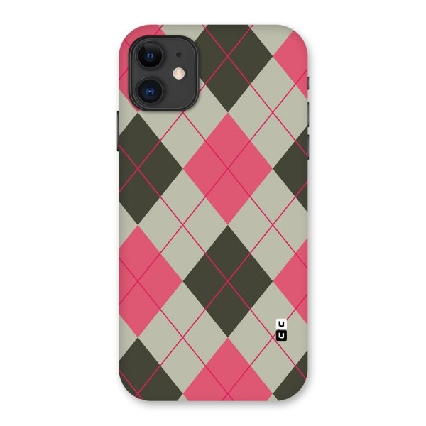 Check And Lines Back Case for iPhone 11