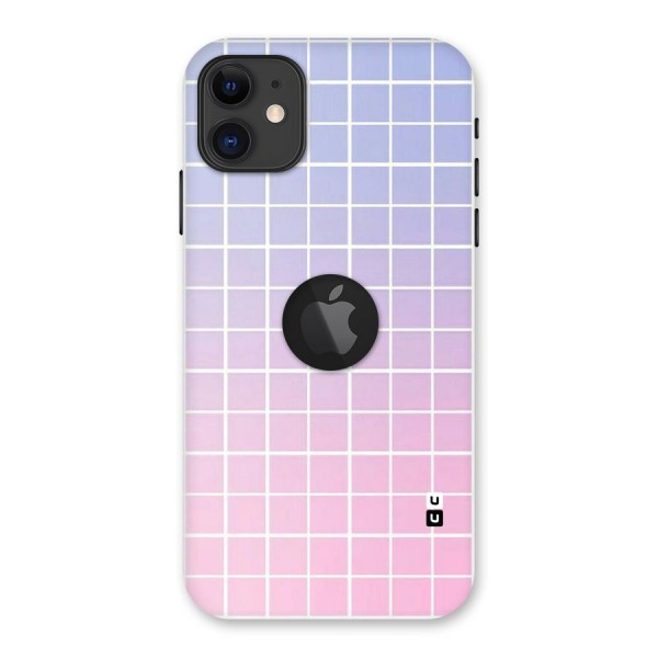Check Shades Back Case for iPhone 11 Logo Cut
