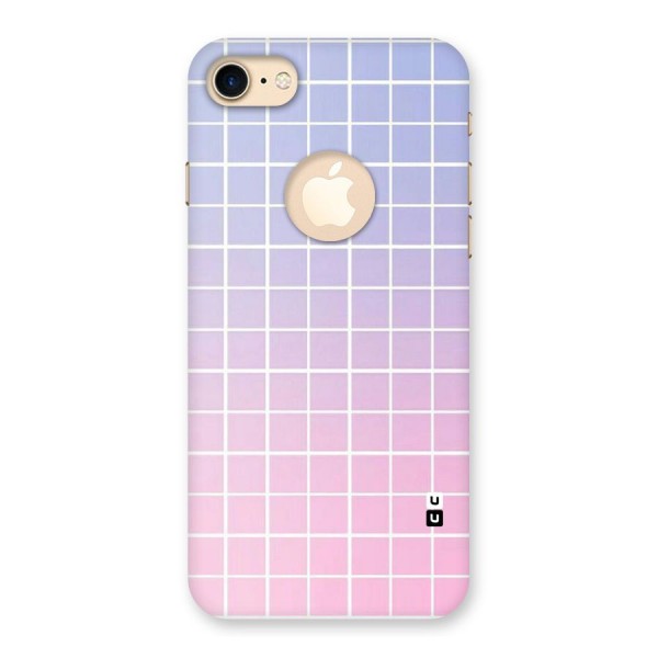Check Shades Back Case for iPhone 8 Logo Cut