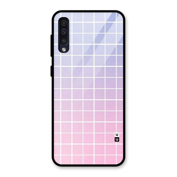 Check Shades Glass Back Case for Galaxy A50