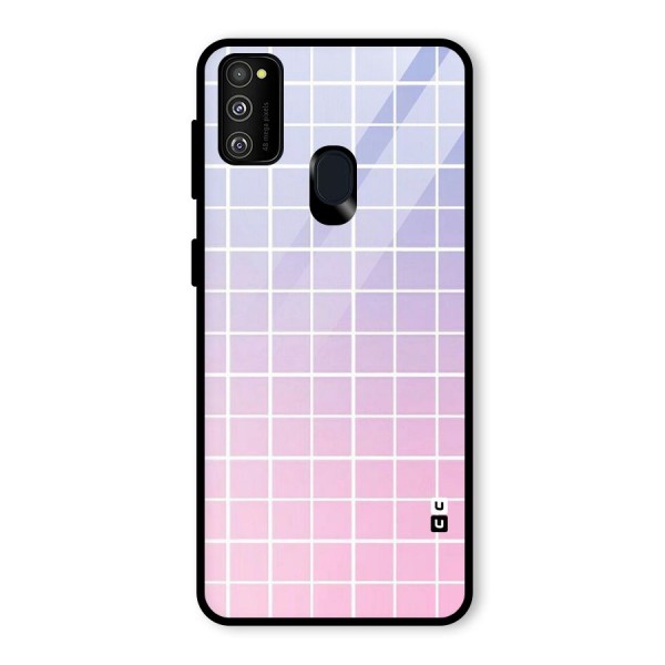 Check Shades Glass Back Case for Galaxy M30s