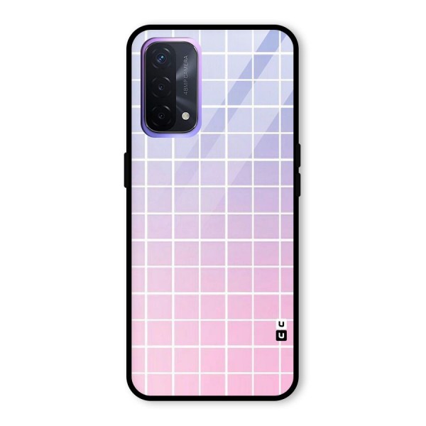 Check Shades Glass Back Case for Oppo A74 5G