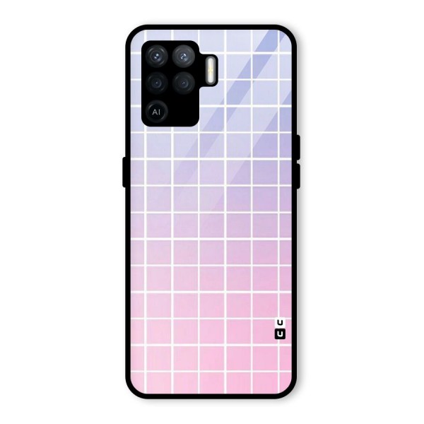 Check Shades Glass Back Case for Oppo F19 Pro