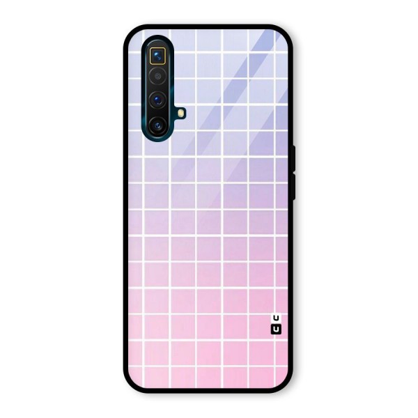 Check Shades Glass Back Case for Realme X3