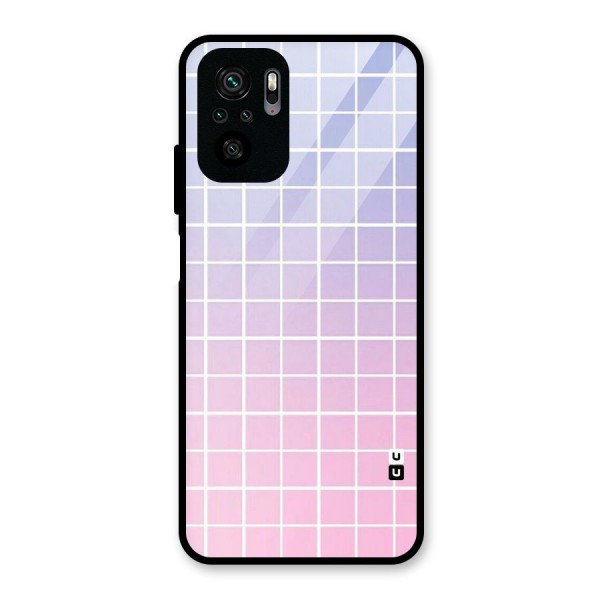 Check Shades Glass Back Case for Redmi Note 10