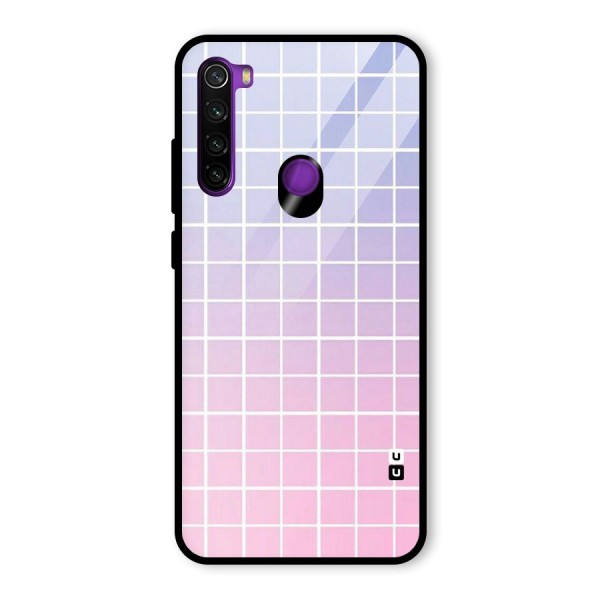 Check Shades Glass Back Case for Redmi Note 8