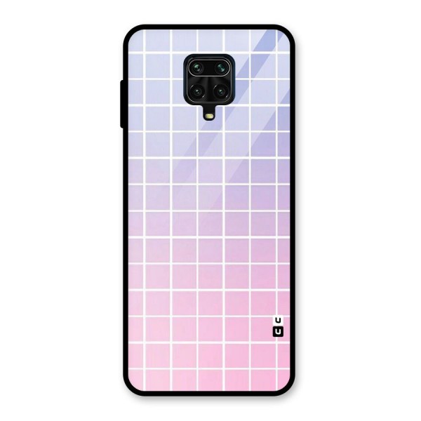 Check Shades Glass Back Case for Redmi Note 9 Pro