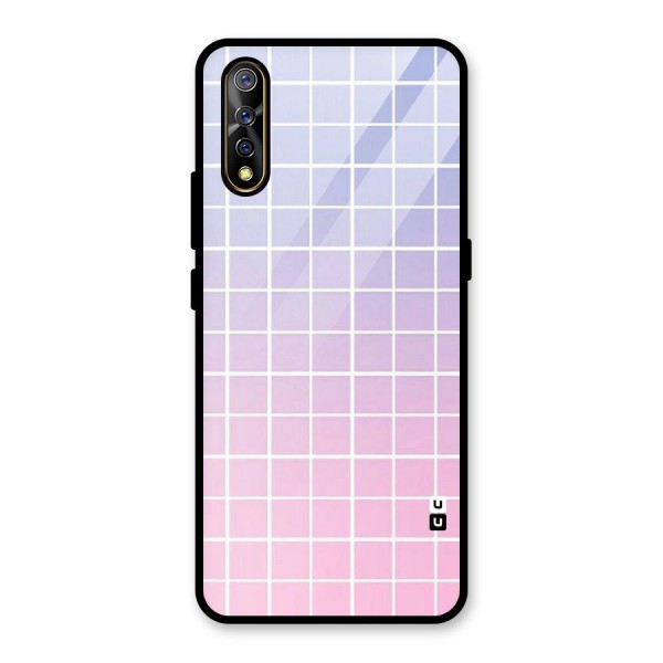 Check Shades Glass Back Case for Vivo S1
