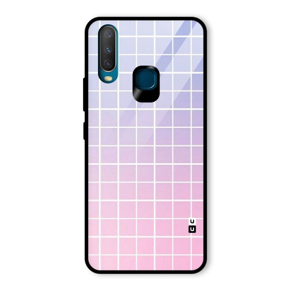 Check Shades Glass Back Case for Vivo Y15