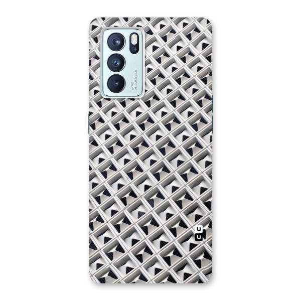 Check White Design Back Case for Oppo Reno6 Pro 5G