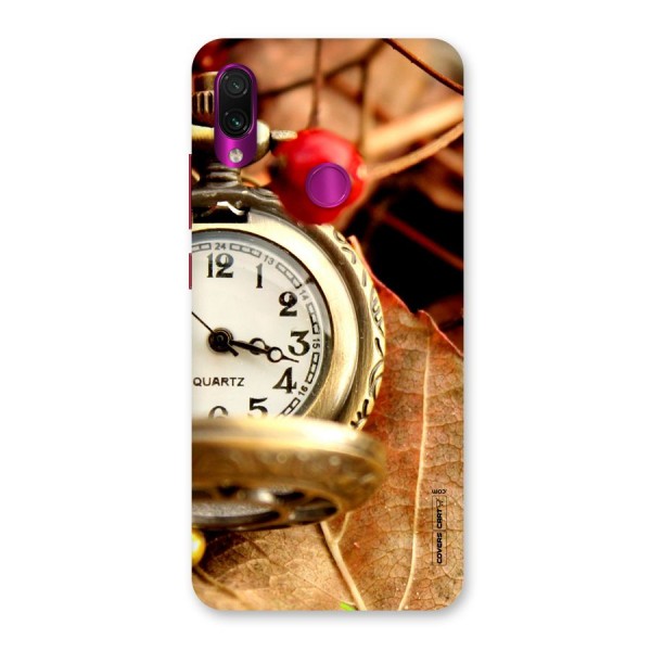 Cherry And Clock Back Case for Redmi Note 7 Pro