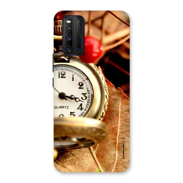 Cherry And Clock Back Case for Vivo iQOO 3
