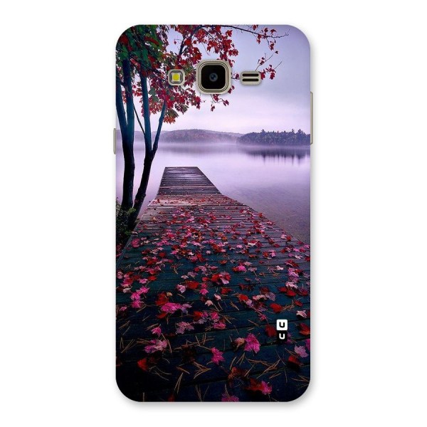Cherry Blossom Dock Back Case for Galaxy J7 Nxt