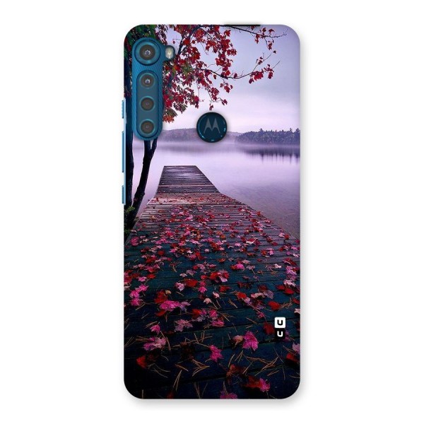 Cherry Blossom Dock Back Case for Motorola One Fusion Plus