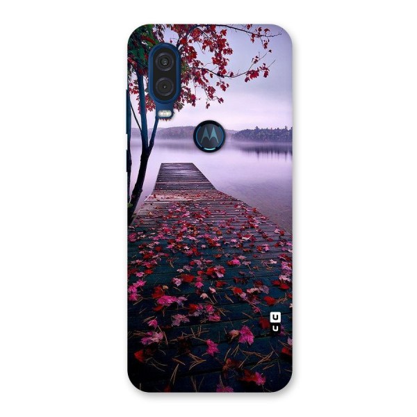 Cherry Blossom Dock Back Case for Motorola One Vision