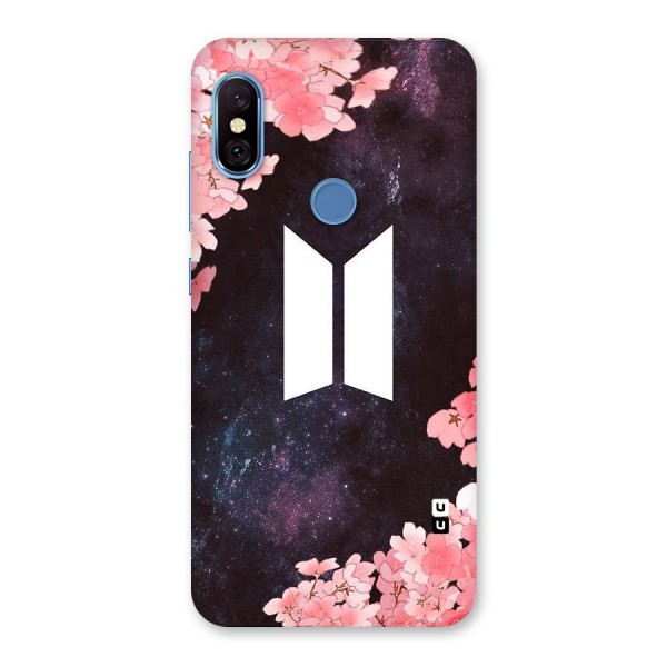 Cherry Blossom Pause Design Back Case for Redmi Note 6 Pro