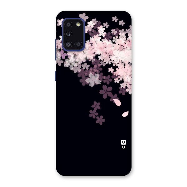 Cherry Flowers Pink Back Case for Galaxy A31
