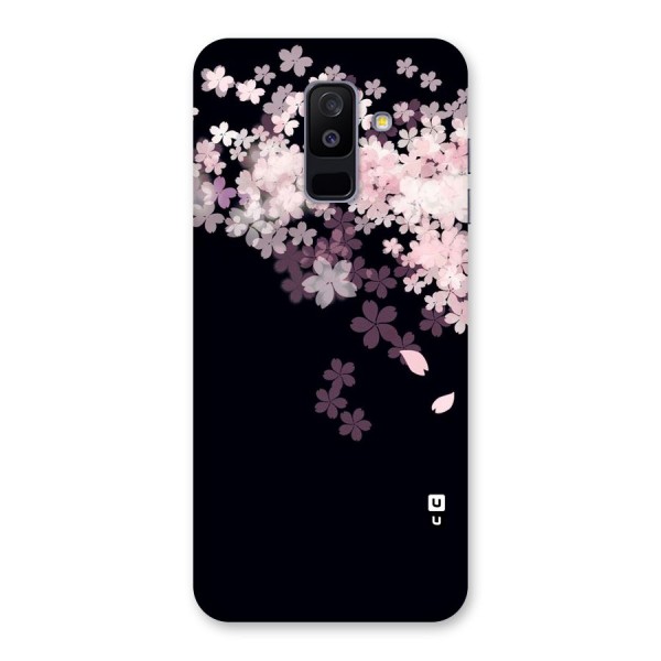 Cherry Flowers Pink Back Case for Galaxy A6 Plus