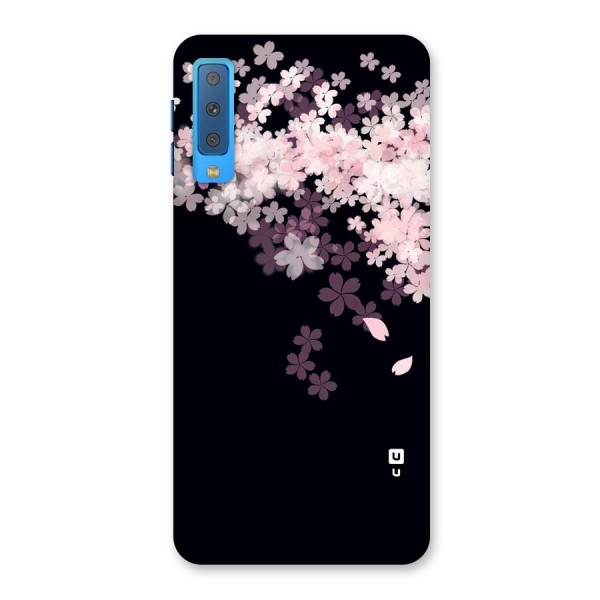 Cherry Flowers Pink Back Case for Galaxy A7 (2018)