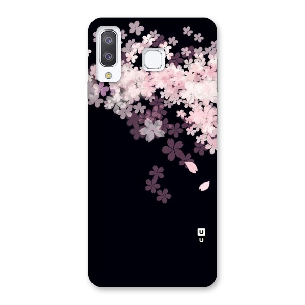 Cherry Flowers Pink Back Case for Galaxy A8 Star