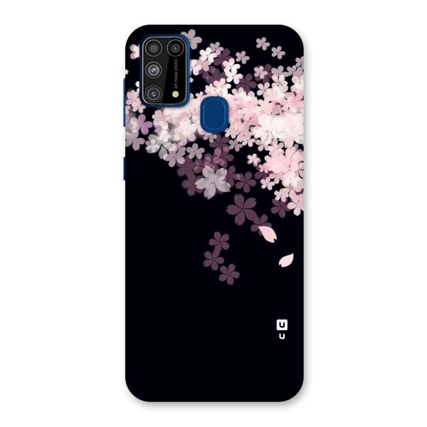 Cherry Flowers Pink Back Case for Galaxy F41