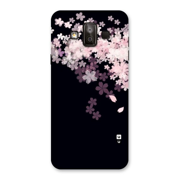 Cherry Flowers Pink Back Case for Galaxy J7 Duo
