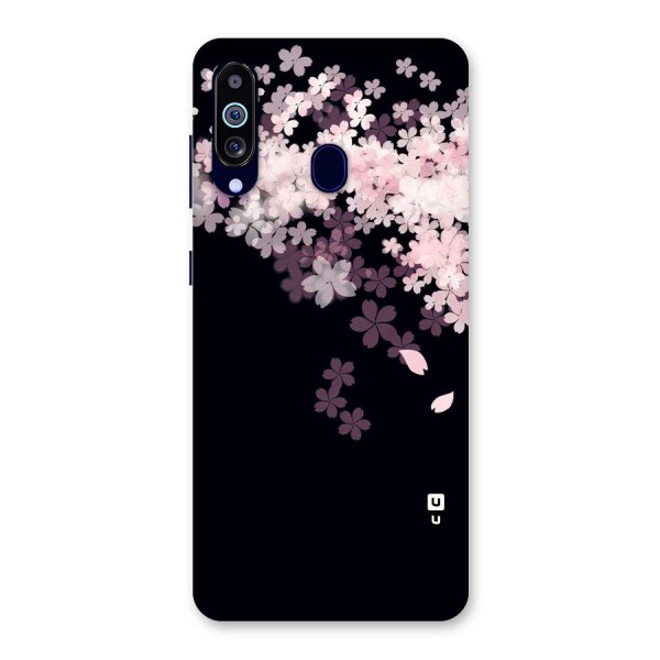 Cherry Flowers Pink Back Case for Galaxy M40