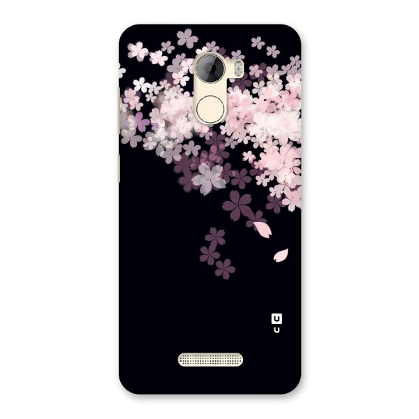 Cherry Flowers Pink Back Case for Gionee A1 LIte