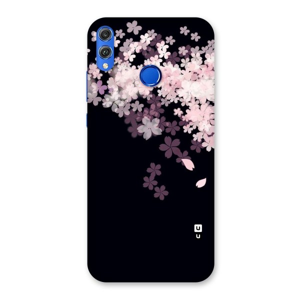 Cherry Flowers Pink Back Case for Honor 8X