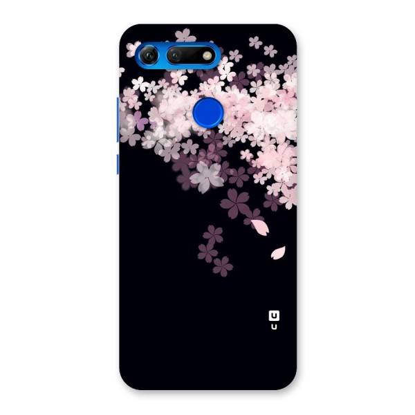 Cherry Flowers Pink Back Case for Honor View 20