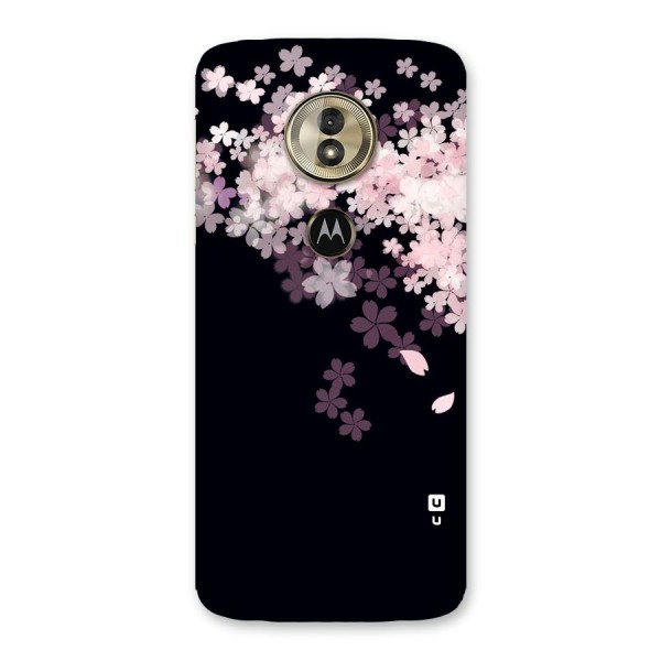 Cherry Flowers Pink Back Case for Moto G6 Play