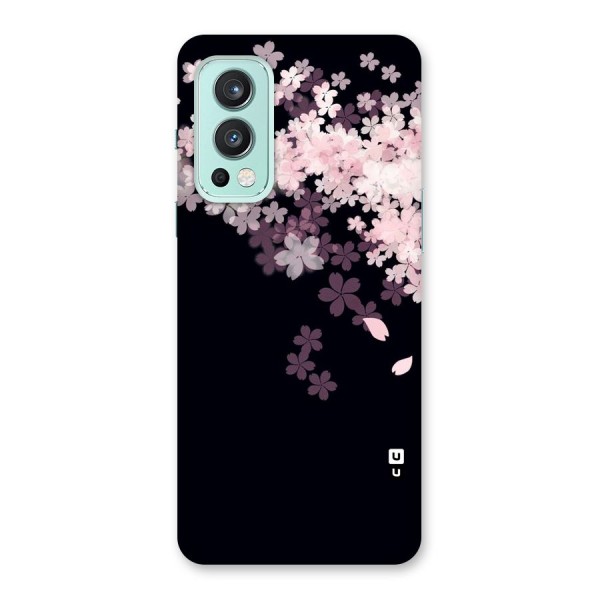 Cherry Flowers Pink Back Case for OnePlus Nord 2 5G