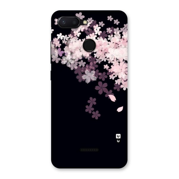 Cherry Flowers Pink Back Case for Redmi 6