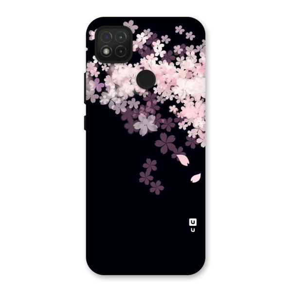 Cherry Flowers Pink Back Case for Redmi 9