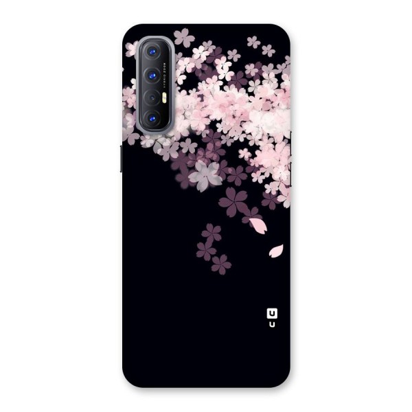 Cherry Flowers Pink Back Case for Reno3 Pro