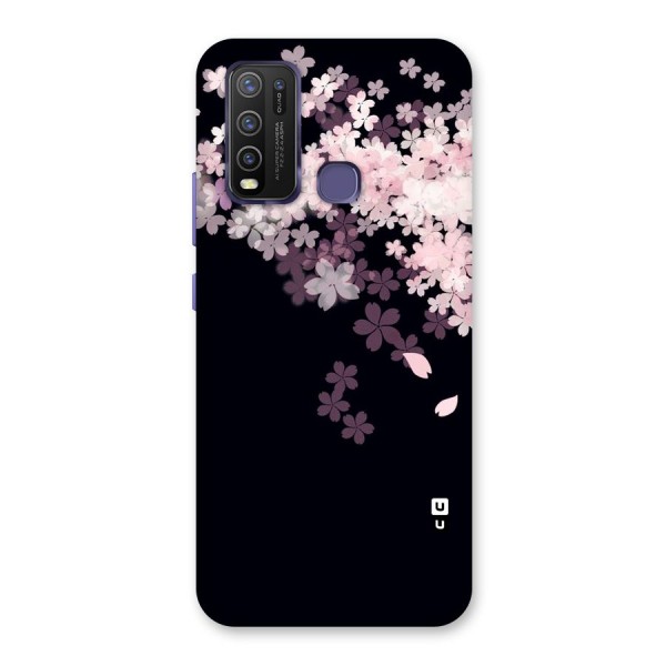 Cherry Flowers Pink Back Case for Vivo Y50