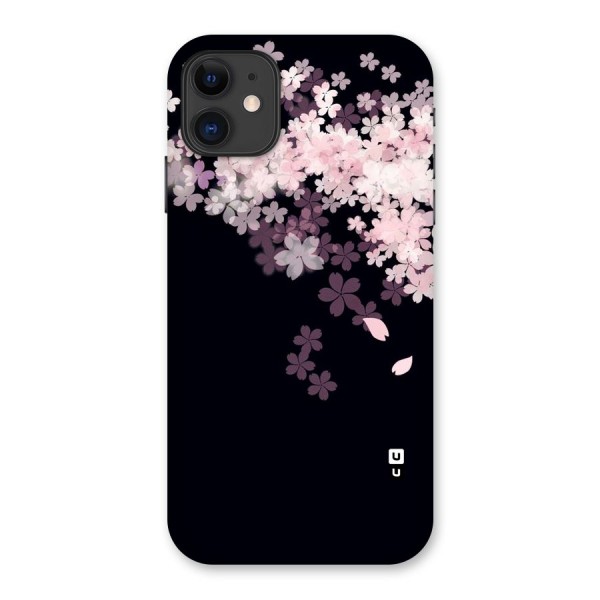 Cherry Flowers Pink Back Case for iPhone 11