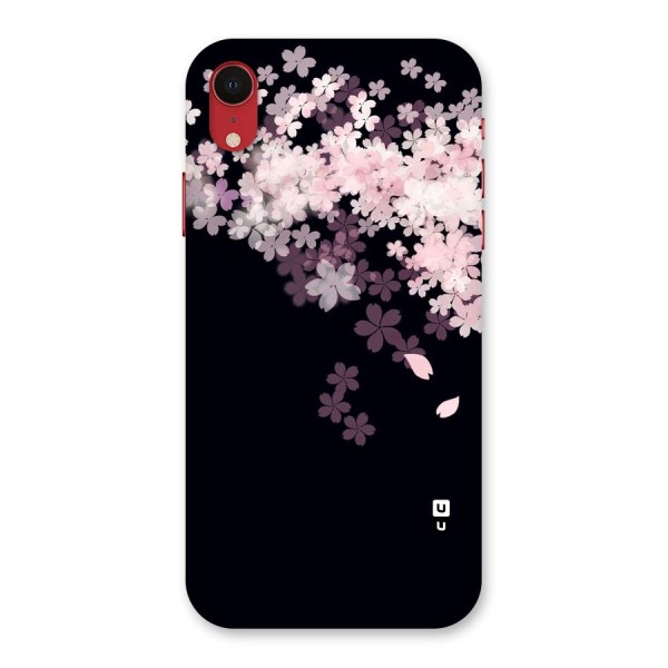 Cherry Flowers Pink Back Case for iPhone XR