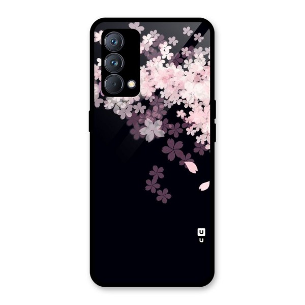 Cherry Flowers Pink Glass Back Case for Realme GT Master Edition