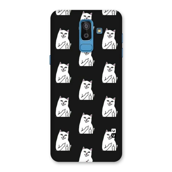 Chill Cat Pattern Back Case for Galaxy J8