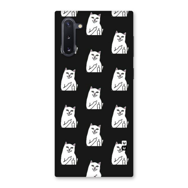 Chill Cat Pattern Back Case for Galaxy Note 10