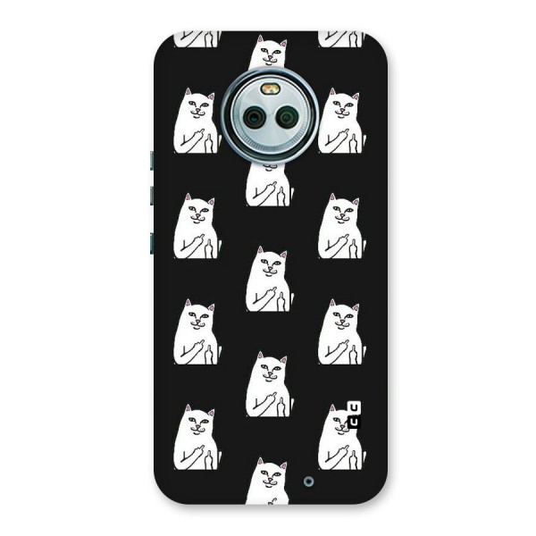 Chill Cat Pattern Back Case for Moto X4